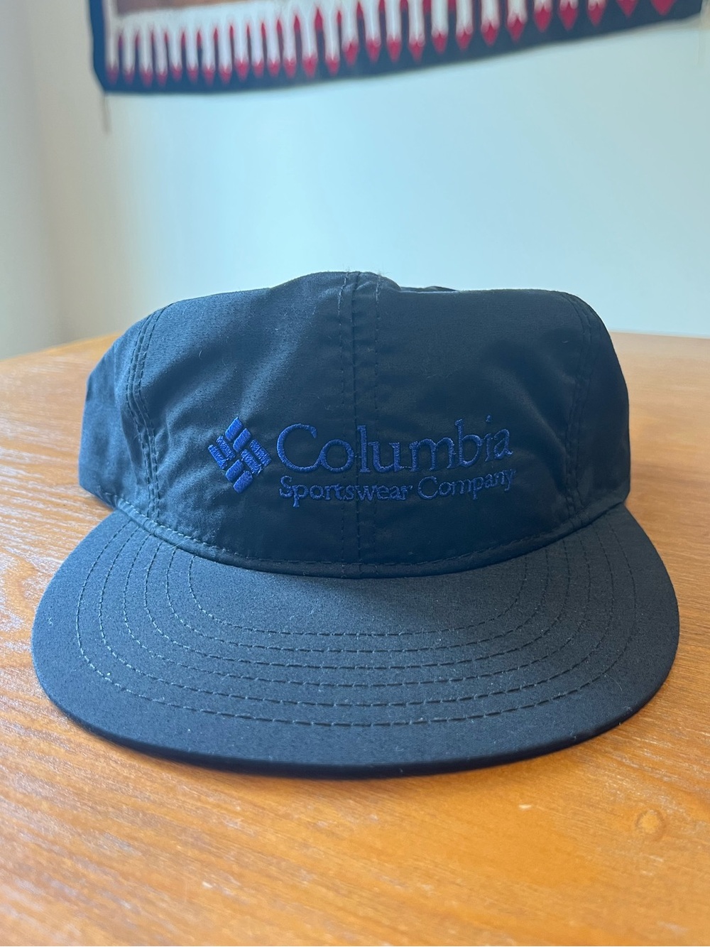 🧢 NWT Vintage Columbia Sportswear USA Willapa Bay OSFA Nylon Camp Hat Black